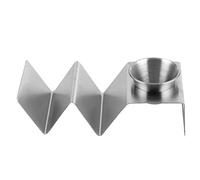 Brrnoo Porta di Taco, Supporto per Tortilla con Tazza di in Acciaio Inossidabile Kit Taco a Portabicchiere da per da per la Casa