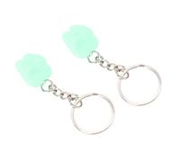 Brrnoo Portachiavi con Scatola per Dentini Latte 20 Pezzi, Portadenti Portatile per Bambini con Plastica per Alimenti, Ricordo Emotivo per i Genitori (GREEN)