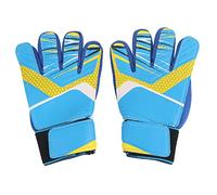 Brrnoo Portiere in Lattice per Bambini Sportivi Antiscivolo con Protezione del Palmo Ammortizzante e Design del Polso Fisso per L'allenamento di Calcio