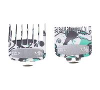 BRRNOO Protezioni per Tagliacapelli Protezioni per Tagliacapelli Set Guida per Tagliacapelli 3 Pezzi ABS Leggero Resistente Al Calore Design a Denti Rotondi con Numeri per uno Styling