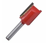 BRRNOO Punta per Fresa, Punta Dritta Dritta con Codolo 1/4 Pollici per CNC, Utensili per la Lavorazione del Legno per Fresatura a Filo, Fresa per Rifilatura in Acciaio Legato per Legno, MDF