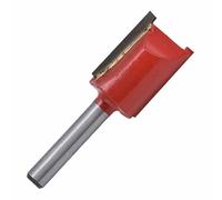 BRRNOO Punta per Fresa, Punta Dritta Dritta con Codolo 1/4 Pollici per CNC, Utensili per la Lavorazione del Legno per Fresatura a Filo, Fresa per Rifilatura in Acciaio Legato per Legno, MDF