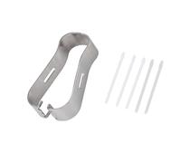 BRRNOO Punte di Ricambio, Telaio di Fissaggio e Set di Strumenti per Pinzette per Note 8 9 Tab S3 S4, con 5 Punte di Ricarica (WHITE)