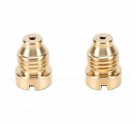 Brrnoo Punte per Orifizio Ugello Cannone Schiuma 2 Pezzi Punte di Ricambio per Filettatura NPT da 0,35 Pollici in Ottone con Orifizio in Ottone Diametro 8,9 Mm per Spruzzatore Cannone (1.4MM)