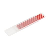 Brrnoo Ricarica per Matita da Carpentiere in Grafite Durevole e di Lunga Durata per Artigiani della Lavorazione del Legno 24 Pezzi (rosso)