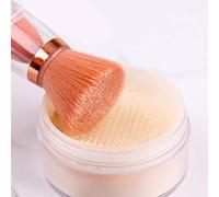 BRRNOO Rifletto Polvere di Contorno, Soffio di Spugne Miste, Pennello per Ombretto di Precisione, Spazzole per il Viso per Mescolare Crema Liquida o Polvere, Adatto Alla Pelle, Multiuso, (Colore