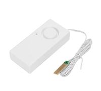 BRRNOO Rilevatore di Perdite d'acqua, Rilevatori di Perdite d'acqua per Allarme Domestico Rilevatore di con Adesivo Biadesivo DC9V 120dB Allarme Livello di Troppo Pieno ABS Rilevamento Pioggia per