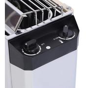 Brrnoo Riscaldatore per Stufa per Sauna in Acciaio Inossidabile con Controllo Interno da 3KW per Sauna 220V