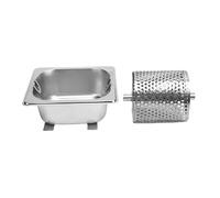 Brrnoo Rullo per Burro in Acciaio Inossidabile 304 con Azione Rotante Uniforme Diffusione Uniforme del Burro Sul Pane, Hamburger, Griglie per Barbecue, Lavabile in Lavastoviglie,