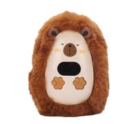 Brrnoo Scaldamani Ricaricabile, Scaldamani Elettrico USB con Display Digitale e Simpatica Forma di Animale di Peluche, Portatile Compatto per Adulti e Bambini Quando Fa Freddo (BROWN)
