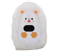 Brrnoo Scaldamani Ricaricabile, Scaldamani Elettrico USB con Display Digitale e Simpatica Forma di Animale di Peluche, Portatile Compatto per Adulti e Bambini Quando Fa Freddo (WHITE)