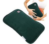 Brrnoo Scaldamani Scaldamani Elettrico Portatile Ricaricabile e Riutilizzabile, Cuscino Riscaldante Elettrico Impermeabile Scaldamani con Presa USB Custodia Tascabile per L'inverno(Verde scuro)