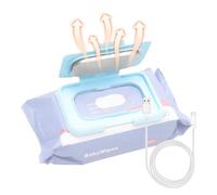 Brrnoo Scaldasalviette, ABS 5V USB Scaldasalviette per Neonati Dispenser di Salviette per Neonati con Basso Consumo Energetico per Efficienza per la Stagione Fredda (BLUE)