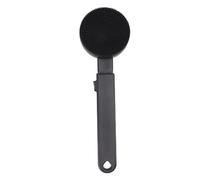 Brrnoo Scrubber per il Corpo Elettrico a Rotroina Posteriore, Pennello per il Corpo Ricaricabile con Silicone Morbido per Massaggio Esfoliante e Pulizia della Pelle (BLACK)