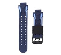 Brrnoo Smartwatch in Silicone per Bambini Soft Skin Friendly Friendly Sweat con Fibbia in Acciaio Inossidabile per Tutti Gli Smartwatch di Larghezza del Connettore da 15 Mm da 0,59 (Profondo Blu)