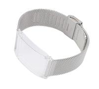 Brrnoo Sostituzione della Fascia di Orologi in Maglia per Bracciatore di Tracker Fitness Whoop 4.0, Meccanismo a Doppio Pulsante, Barre a Molla Rapida a Rilascio, Design di Chiusura a