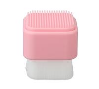 Brrnoo Spazzola per la pulizia del viso in silicone a doppia faccia |Delicato sulla pelle e impermeabile |Cura delicata della pelle |Rimozione dei residui di trucco |Assistenza inclusa