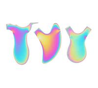 BRRNOO Spazzola per Sollevamento Ciglia 3 Pezzi, Pettine per Permanente Ciglia in Acciaio Inossidabile con Forme Y V T per Permanente Ciglia e Sopracciglia