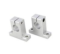 Brrnoo Staffa di Supporto per Albero con Guida Lineare SK16 Supporto per Asse Ottico Verticale 2 Pezzi per Apparecchiature di Precisione con Elevata Resistenza e adattabilità