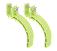 Brrnoo Staffe da Arrampicata Staffe Ergonomiche in Plastica per Arrampicata Rapida con Corda (Green)