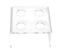 BRRNOO Stampo Ad Anello in Alluminio per Rossetto, Stampo in Silicone per Rossetto, Stampo per Punte di (12.1 Staffa a quattro buche)