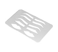 BRRNOO Stencil per Labbra per Sopracciglia Kit di Modelli per Microblading Professionale Riutilizzabile con 4 Forme di Sopracciglia e 1 Forma di Labbra per Principianti e