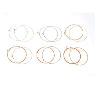 Brrnoo Stringhe di Chitarra Elettrica, Cuerdas Para Guitarra Acustica 12 String Guitar Strings 12 PCS Folk Guitar Nylon Sostituzione Strumento Musical Strumento