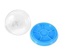 Brrnoo Strumento di Riparazione del Vassoio in Plastica con Coperchio Antipolvere per Movimento Dell'orologio a 6 Slot per Accessori per Orologi