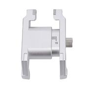 Brrnoo Strumento Professionale per Pinzette per Barre a Molla per orologiai. L'impugnatura di Precisione Semplifica le Riparazioni Fai-da-te a casa. Design Compatto in Acciaio Legato (SILVER)