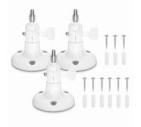 BRRNOO Supporto a Parete per Monitor, Supporto a Parete per Monitor del Computer Staffa di Montaggio per Telecamera Domestica per Esterni e Interni, Confezione da 2 Supporti Regolabili per TV, per