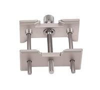 Brrnoo Supporto per Movimento Dell'orologio Supporto per Cassa Dell'orologio Morsetto per Riparazione Design con Asta di Guida Regolabile su Entrambi i Lati in Acciaio
