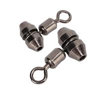 Brrnoo Swivels a 3 Vie Pesca, a Tre Vie Swives Pesca Gatto Surf di da 10 Pezzi T Ruota in Ottone Triple Line da Connectors da a per l'acqua Salata d'Acqua Dolce (M 300ml 6,8x9,3 cm / 2.7x3.7in)