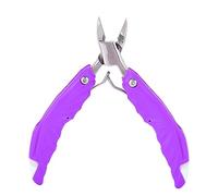 Brrnoo Tagliaunghie Incarnite Pieghevole con Impugnatura Antiscivolo Ergonomic, per Taglio Profondo della Lamina Unghiale, Rimuovi Cuticole, Strumento per Pedicure (BLUE)