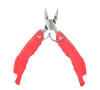 Brrnoo Tagliaunghie Incarnite Pieghevole con Impugnatura Antiscivolo Ergonomic, per Taglio Profondo della Lamina Unghiale, Rimuovi Cuticole, Strumento per Pedicure (rosso)