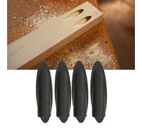 BRRNOO Tappi per Legno Accessori per Maschere per Fori Tascabili da 9,5 Mm Set di 100 Pezzi Installazione Semplice per Progetti di Lavorazione del Legno (BLACK)