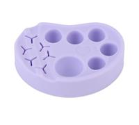 BRRNOO Tavolozza Per Sollevamento Ciglia, Pallet Per Innesto Ciglia Tavolozza Per Sollevamento In Silicone Con Slot Per Pinzette Trucco Strumento Per Miscelare Tinta Fai Te Per Laminazione (PURPLE)