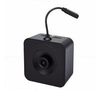 Brrnoo Telecamera WiFi Intelligente per Finestra Telecamera di Sicurezza Magnetica da 3 MP 2.4G 5G con Visualizzazione del Tempo Rilevamento Umano Conversazione Bidirezionale per (BLACK)