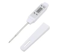 Brrnoo Termometro Digitale per Alimenti con Sonda Lunga Termometro per Carne a Lettura Istantanea per Cucinare Cottura Al Forno BBQ Olio da Caramelle Latte (WHITE)