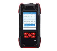 Brrnoo Tester per Pannelli Solari MPPT Multimetro Fotovoltaico Analizzatore PV 2000W Capacità Elevata con Test della Curva dello Schermo a Matrice LCD da 3,2 Pollici per il Monito