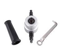 BRRNOO Trapano Accessorio per Taglierina per Metalli, Accessorio per Trapano per Roditrice per Metalli per Elettrico Kit di Utensili Taglio per Roditrice a Doppia Testa per Lamiera