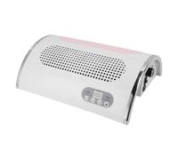 BRRNOO Trapano Elettrico per Unghie 3 in 1 con Aspiratore Collettore di Polveri Lampada Asciugatrice Cuscino Poggia Mano Kit Lima per Unghie Elettrico per Salone Fai Te Strumento (Spina europea)