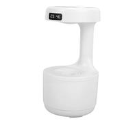 Brrnoo Umidificatore antigravità, Umidificatore a Nebbia Fredda con Display LED e Gocce D'acqua Galleggianti, per Camera Letto, Ufficio, Scuola Materna Fino a 25㎡ (WHITE)