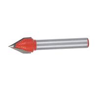 Brrnoo V Groove Router Bit, Bit Smlfer V Forma Acciaio Tungsteno 60 ° 6x10mm 1/4 "Accessori per Router Utensili Tagliate