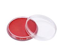 Brrnoo Vernice Facciale Perlata 7 Colori, Pigmento Corporeo Non Tossico a Base D'Acqua con Bagliore per Feste, Cheerleading e Giochi (30 g rosso)