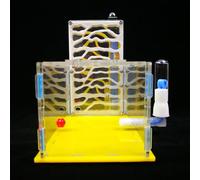 Brrnoo Villa Agricola T-Design Fai-da-te Facile da Installare per L'osservazione Camera da Letto Cucina Soggiorno (YELLOW)