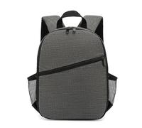 Brrnoo Zaino per Fotocamera, Custodia per Fotocamera Borsa per con Tasche in Rete e Tasca Frontale Zaino per Digitale, Impermeabile e Borsa a Tracolla per Telefono, Grigio, Blu Opzionale All'aperto