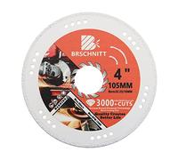 BRSCHNITT Disco da Taglio in Metallo Diamantato 105 mm per Tubo di acciaio Tondino per cemento armato Angolo di acciaio