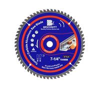 BRSCHNITT Lama per sega circolare per alluminio e plastica, Ø 184 mm x 15,875 mm 60T - Materiale lama ideale per legno, laminato, MDF, plastica e rame per sega circolare, troncatrice e sega ad