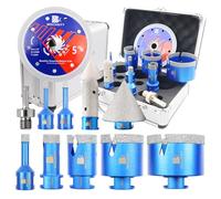 BRSCHNITT Punte Diamantate Gres Porcellanato - 6/8/10/20/35/50/68mm frese diamantate, 20mm Fresa,50mm Punte Smusso,125mm Disco,per Porcellana Piastrelle Ceramica Marmo Granito