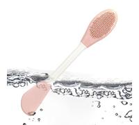 Brsh - Strumento per esfoliazione e pulizia della pelle con setole morbide in silicone, spazzola manuale per la cura dei pori profondi, non elettrico, impermeabile, per tutti i tipi di pelle, pelle